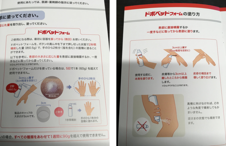 デソニダ軟膏メドレーのリーフレット